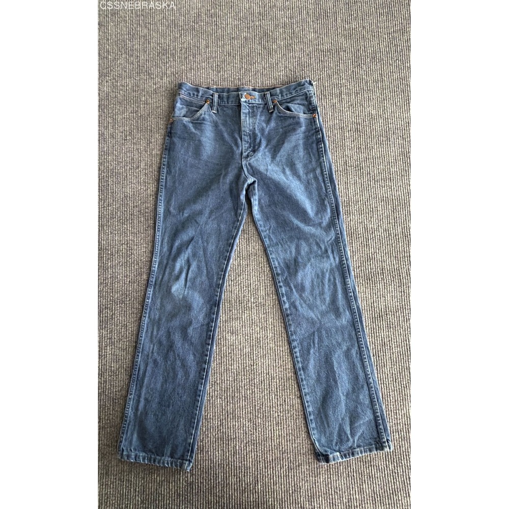 Wrangler Vintage 936PWD Cowboy Cut Slim Fit Jeans Mens 32x32 Blue Made in USA